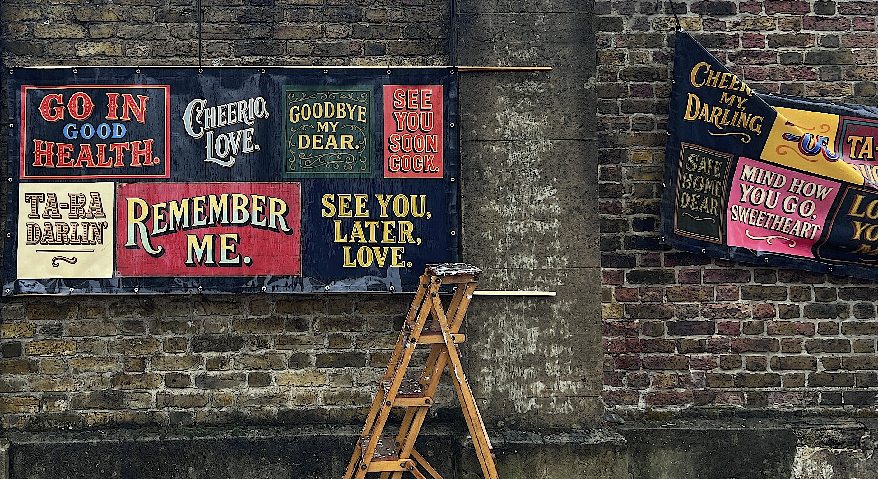 Mind How You Go, artwork by James Chapman, Tower Hamlets Cemetery Park, London, 2025